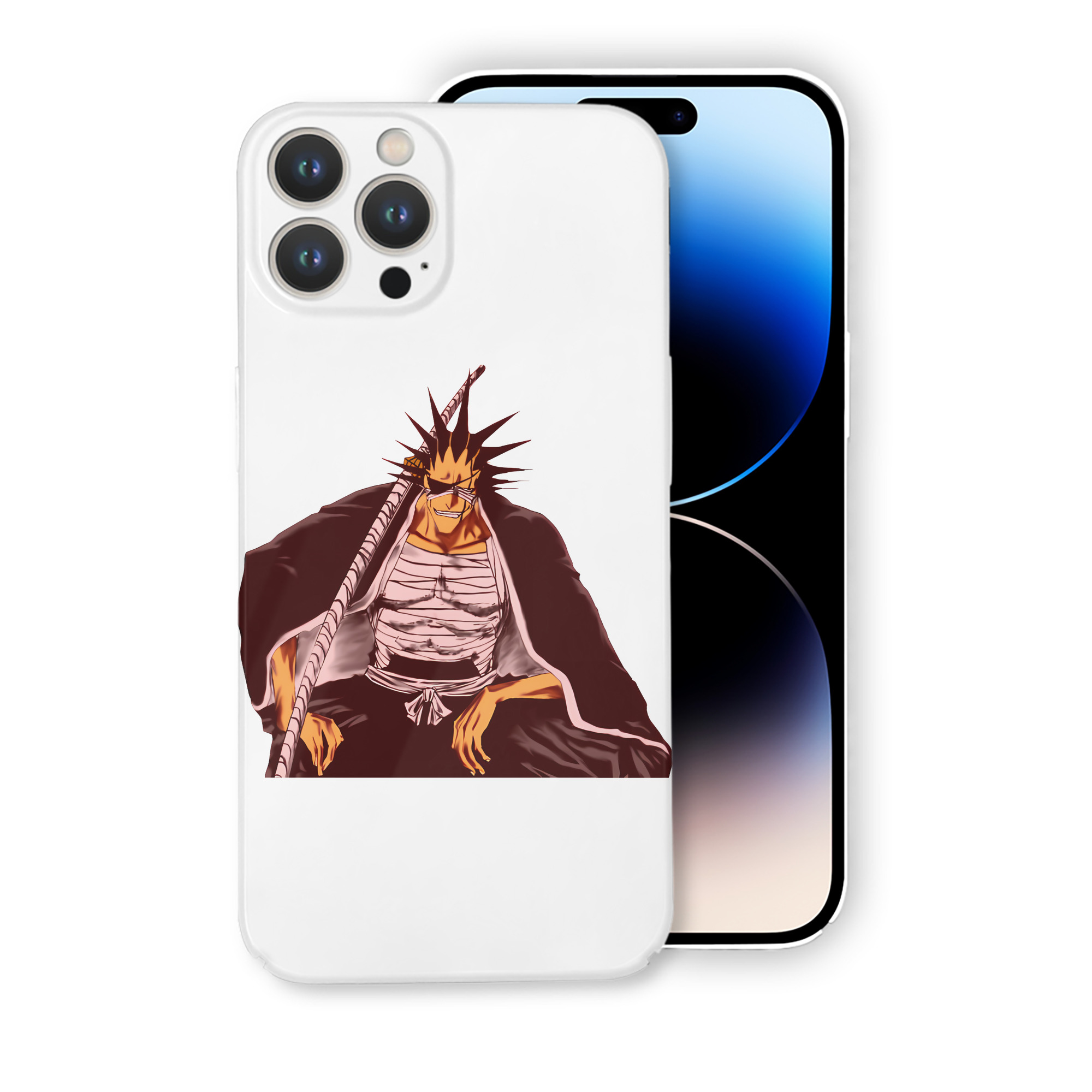 （画像用） ブリーチ ざらき けんぱち BLEACH Zaraki Kenpachi 【iPhone 14シリーズ対応】ハードケース